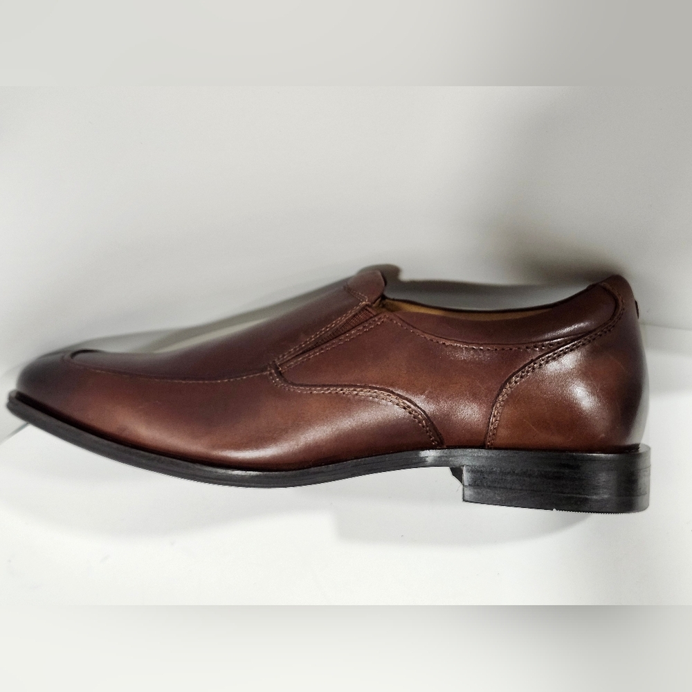 Vionic Men's Sullivan Rich Brown Leather Slip-On Loafers Size 8.5 NWT